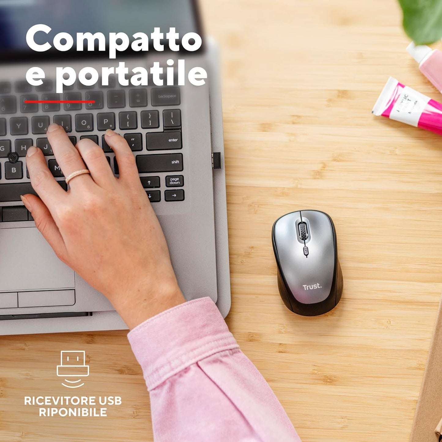Trust Mouse Wireless Silenzioso