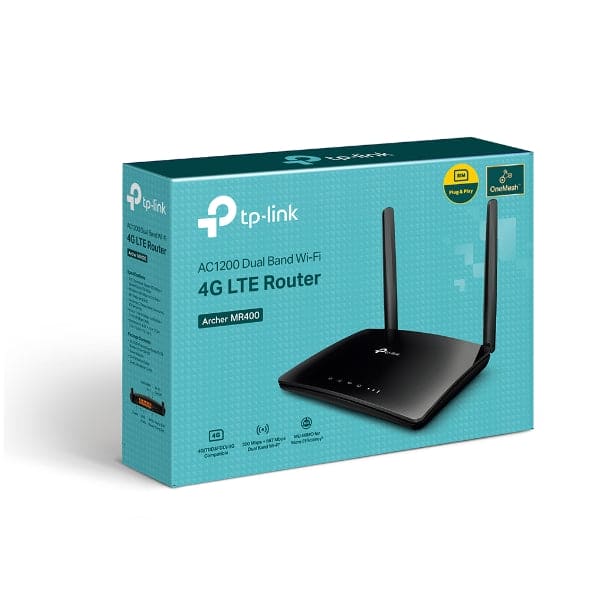 TP-LINK Archer MR400 Modem Router 4G Wi-Fi AC1200