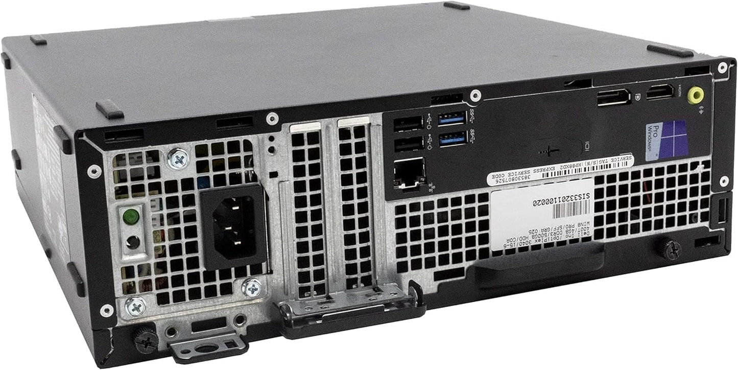 DELL OPTIPLEX 3040 SFF Ricondizionato i3-6100 3,70 Ghz - 8GB RAM - 256GB SSD