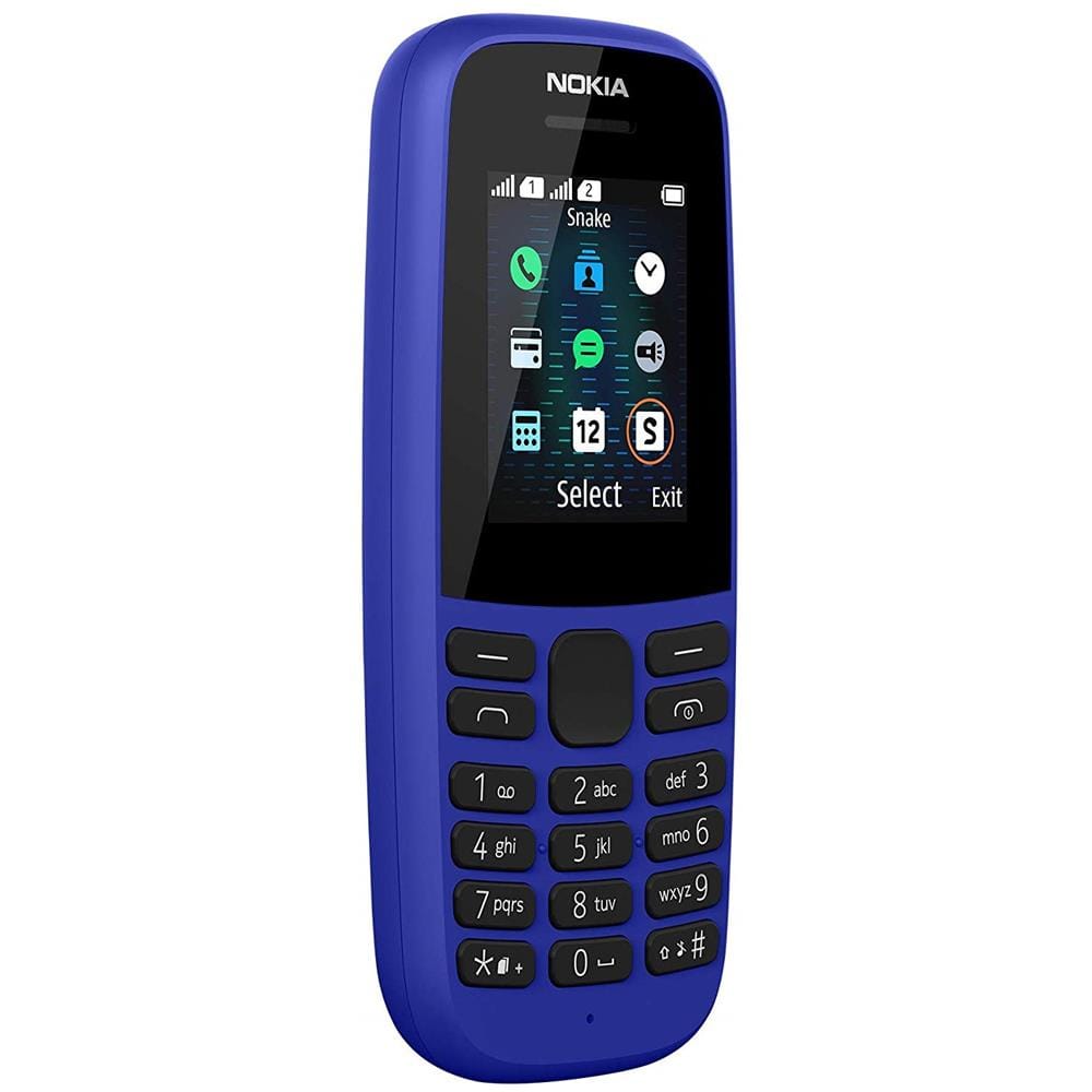 NOKIA 105 2019 1.8" CELLULARE NERO/BLU - DUAL SIM