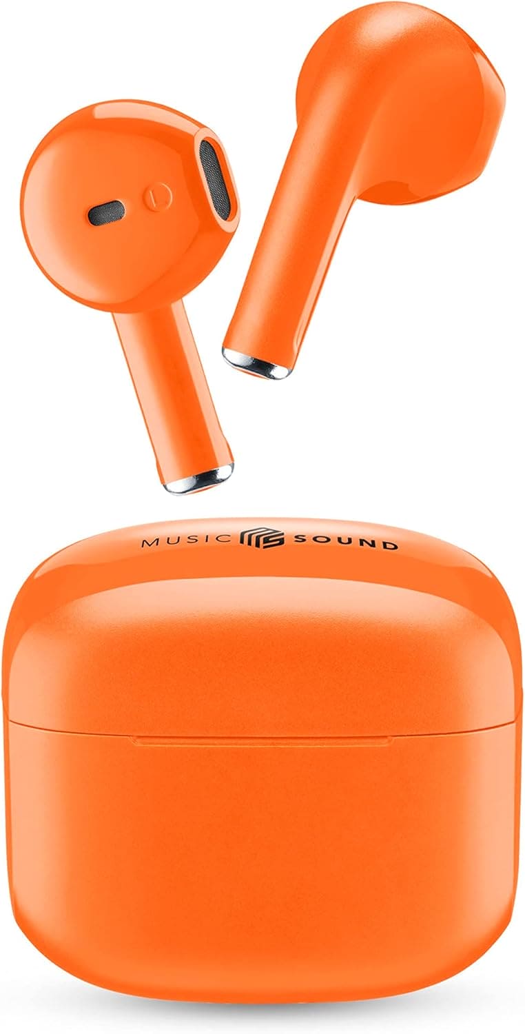 Music Sound SWAG WIRELESS EARPHONES ARANCIONE