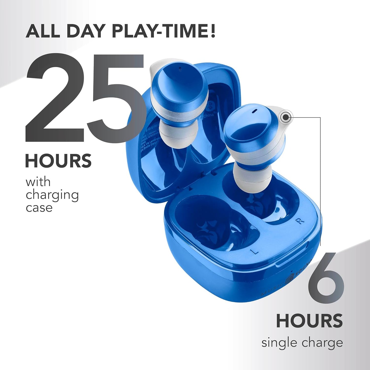 AURICOLARE BT TWS FLOW MS BLU