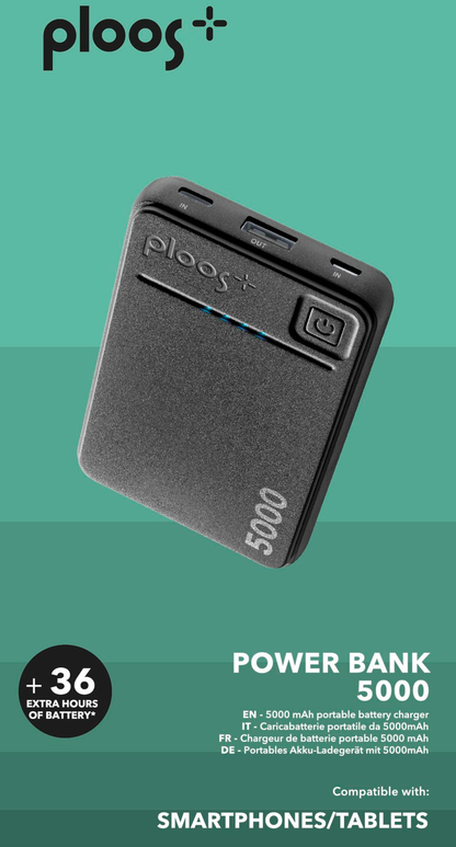 Cellularline Ploos Powerbank Plpb5000k Nero