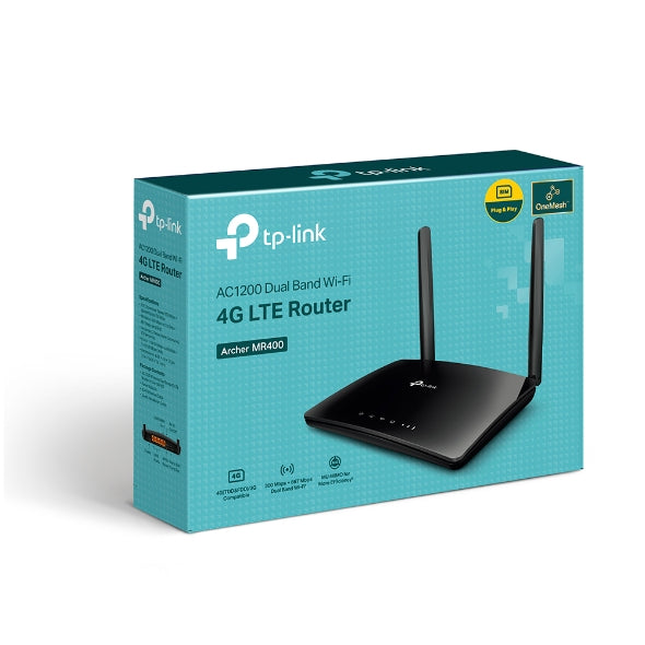 TP-LINK Archer MR400 Modem Router 4G Wi-Fi AC1200