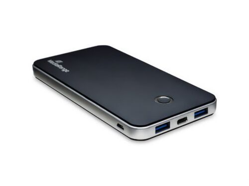 MediaRange caricabatterie portatile 10.000 mAh, 1 porte USB-A, 2 porta USB-C