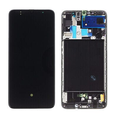 Display per SAMSUNG A70 SERVICE PACK A705 Originale Nero