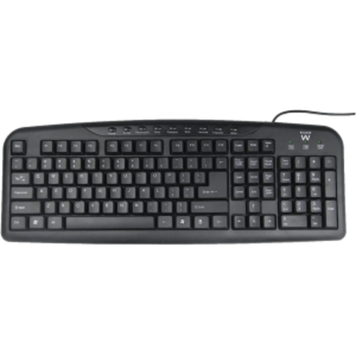 EWENT Tastiera USB Per PC Desktop  EW3108  Nera standard
