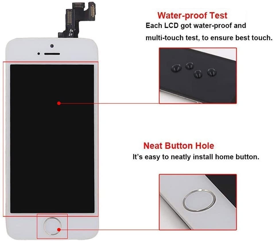 Display per iPhone 7 Touch Screen LCD Bianco/Nero - All-Store Computer