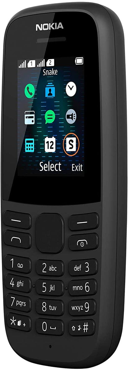 NOKIA 105 2019 1.8" CELLULARE NERO/BLU - DUAL SIM