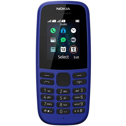 NOKIA 105 2019 1.8" CELLULARE NERO/BLU - DUAL SIM